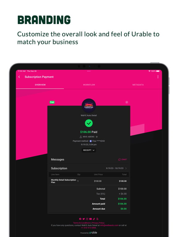 Urable iPad screenshot 9 - Business app