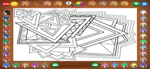 Geometric Designs Coloring screenshot #6 for iPhone