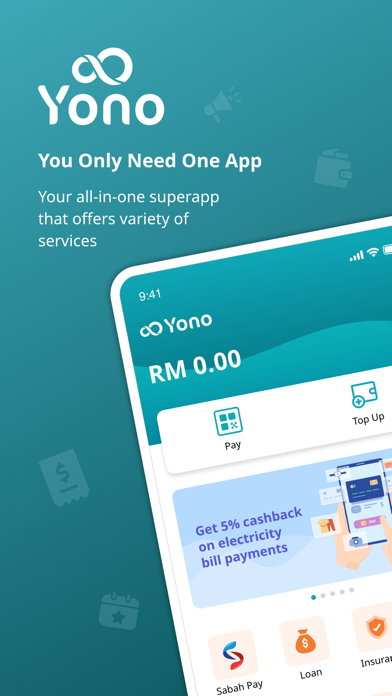 YONO Financial Marketplace Screenshot
