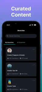 Canopy - Creator Community App screenshot #1 for iPhone