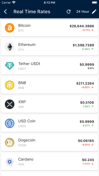 Crypto Insights - Price & Info Screenshot
