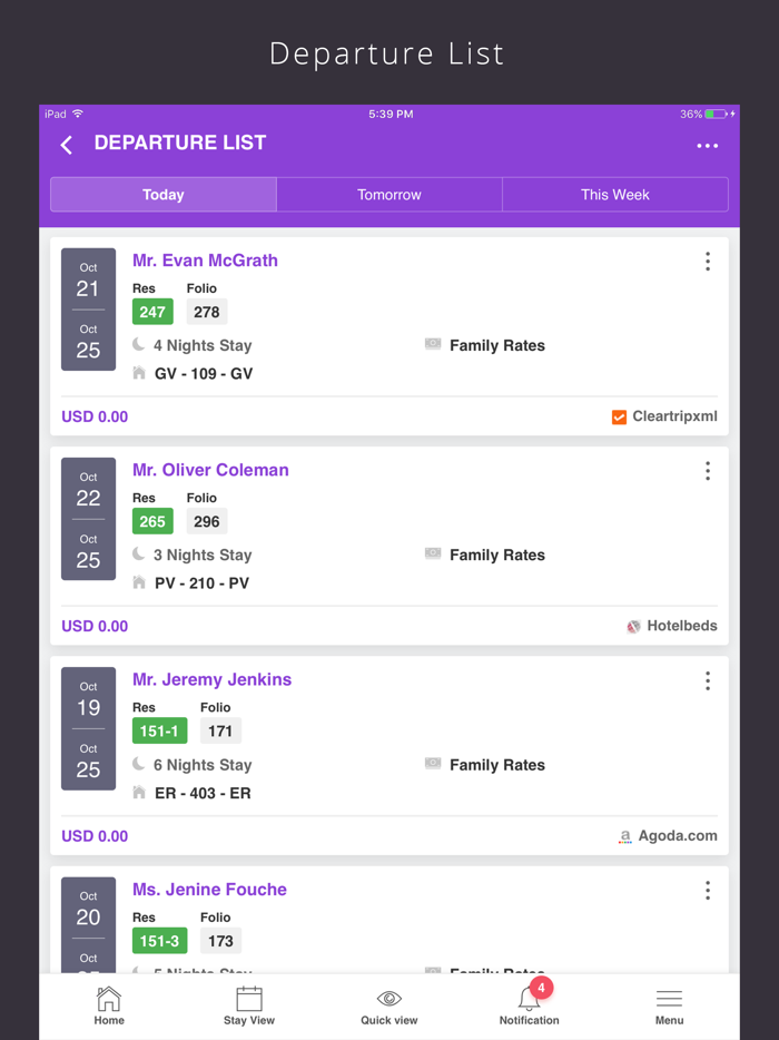 Continents Hotels PMS and CMS
