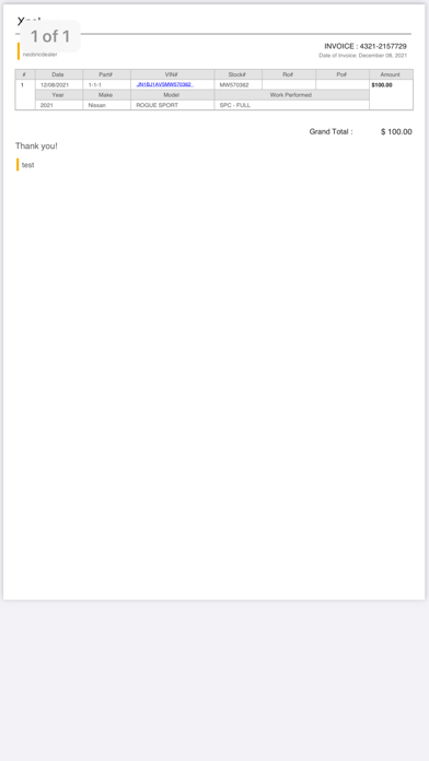 XPEL Dealership Screenshot