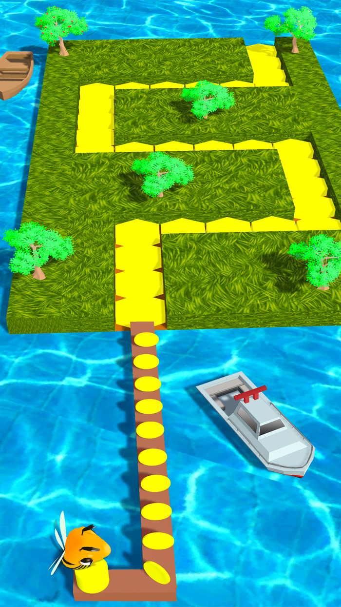 Bee Tile Stack - Maze Games