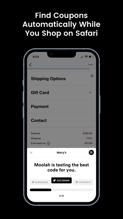 Moolah - Automatic Coupons