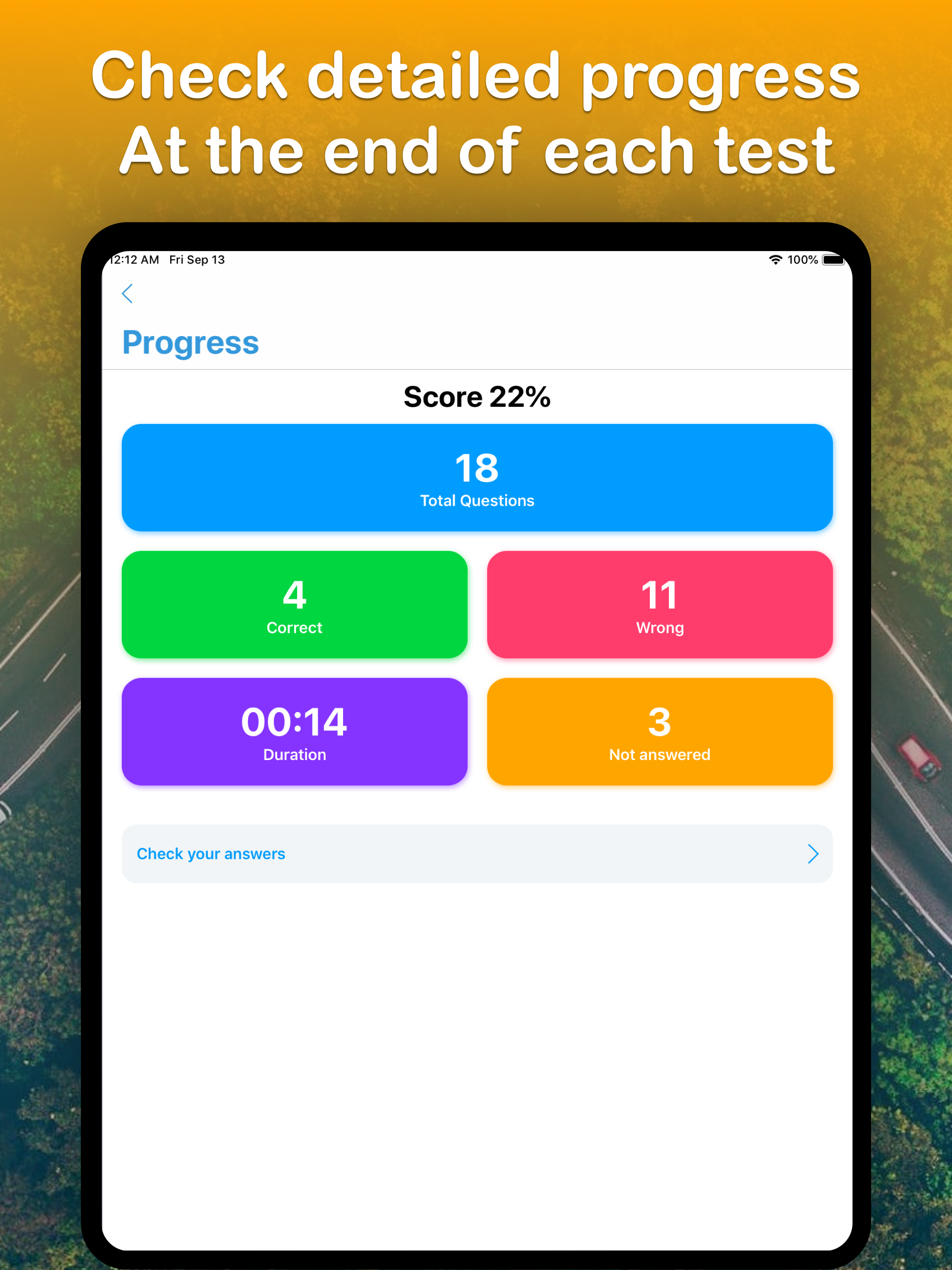 QLD Learners Practice Test
