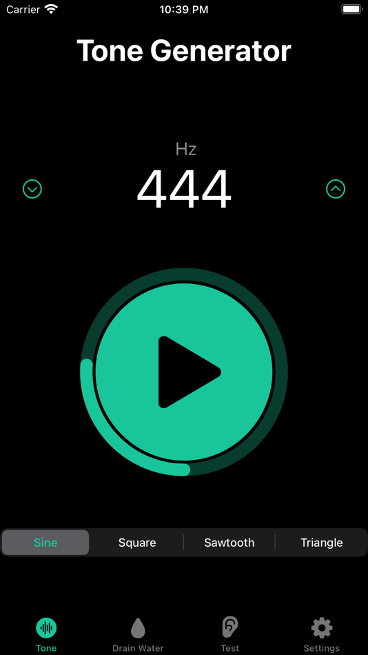 #5. Tone Generator Simple (iOS) Podle: Tevfik Yucek