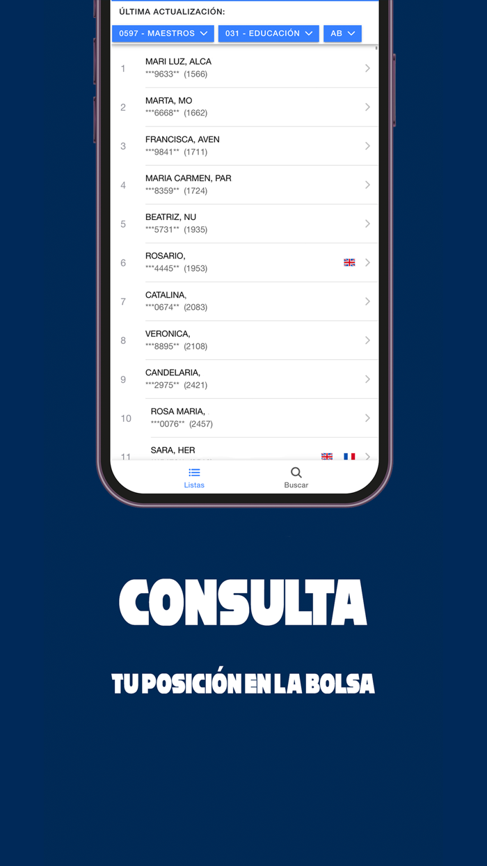 Bolsa Educación Interinos CLM