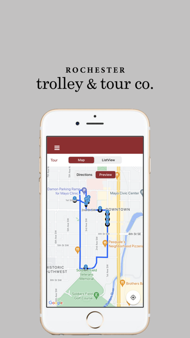 Screenshot 2 of Rochester Trolley App