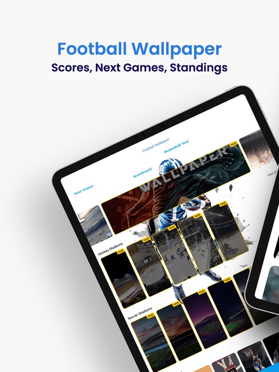 Football Wallpaper + iPad screenshot 1 - Entertainment app
