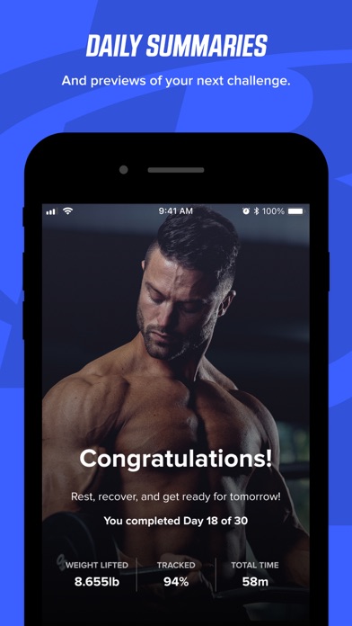 BodyFit Fitness Training Coach Screenshot