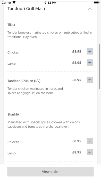 Food Villa, London Screenshot