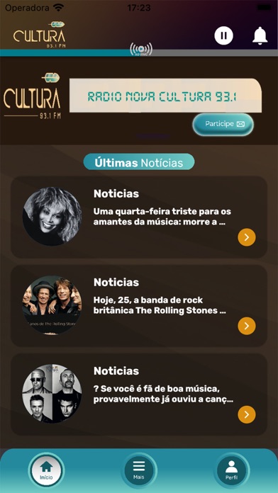 NOVA CULTURA FM Screenshot