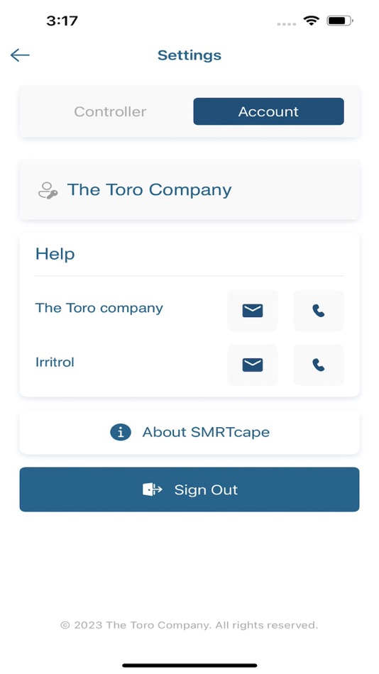 #5. SMRTscape Remote (iOS) By: The Toro Company
