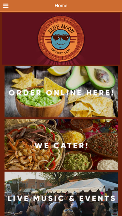 Blue Moon Mexican Cafe Screenshot