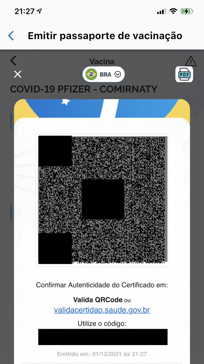 Passaporte da Vacina - Pará