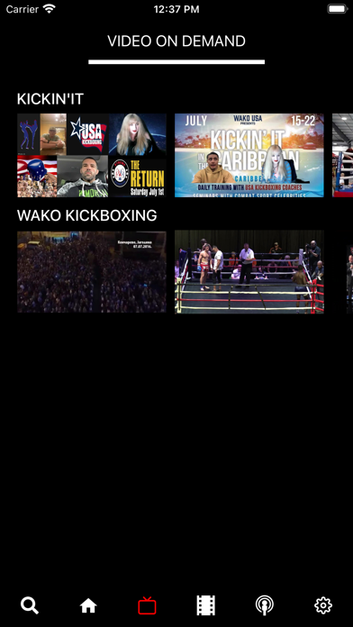 Sport Kickboxing Network Screenshot