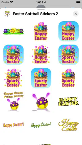 Game screenshot Easter Softball Stickers hack