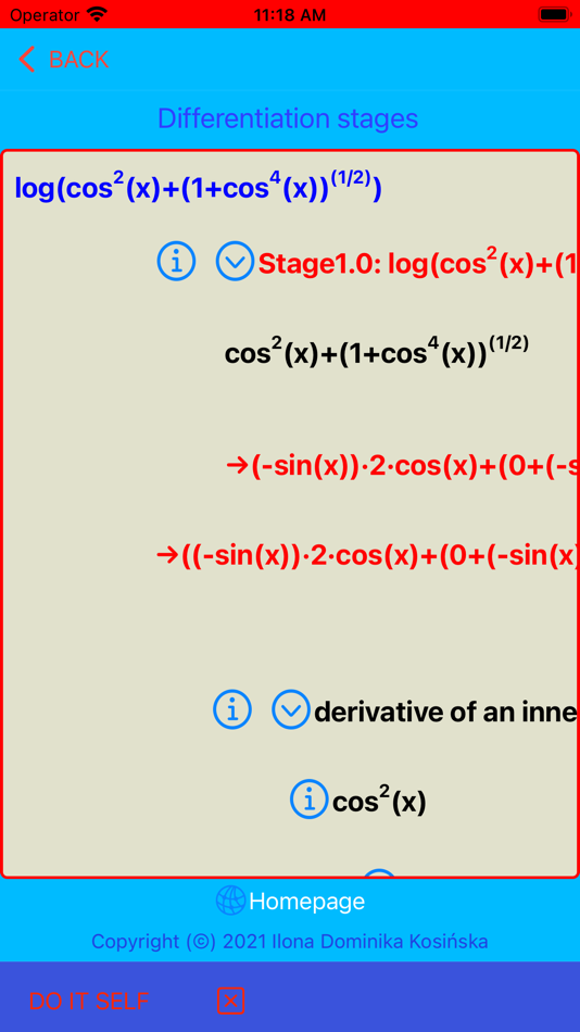 #5. DifferentiationCalculator (iOS) 由: Ilona Kosinska