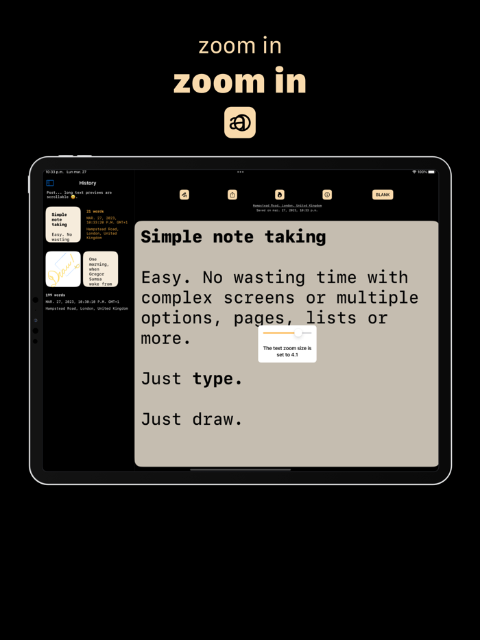 Blank - Simple Notes