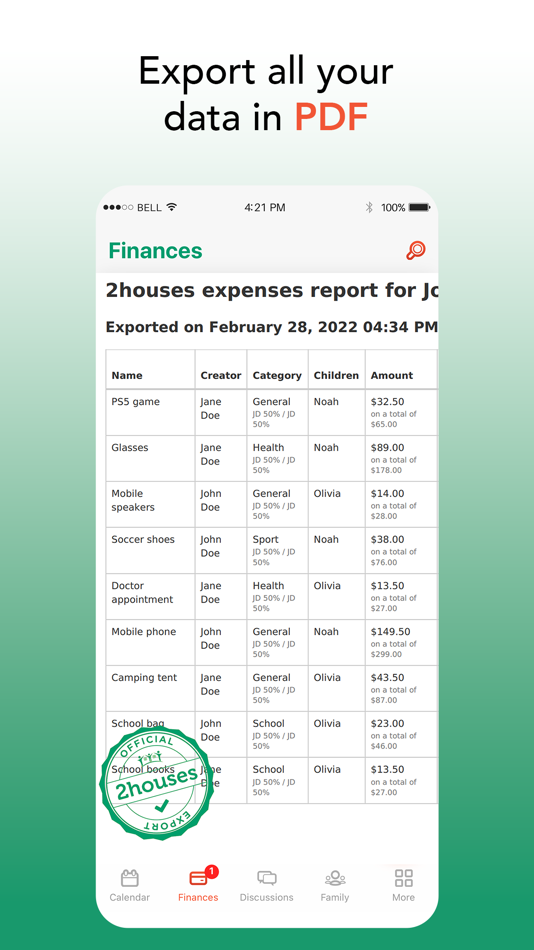 #6. 2houses: Better Co-parenting (iOS) 由: 2houses S.A.