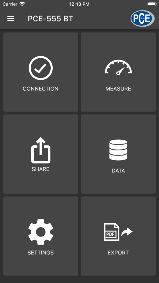 #1. PCE-555BT (iOS) 由: PCE Instruments