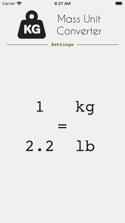 Mass Unit Converter screenshot-0