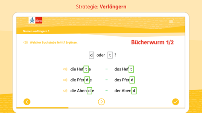 Bücherwurm – Schulversion Screenshot