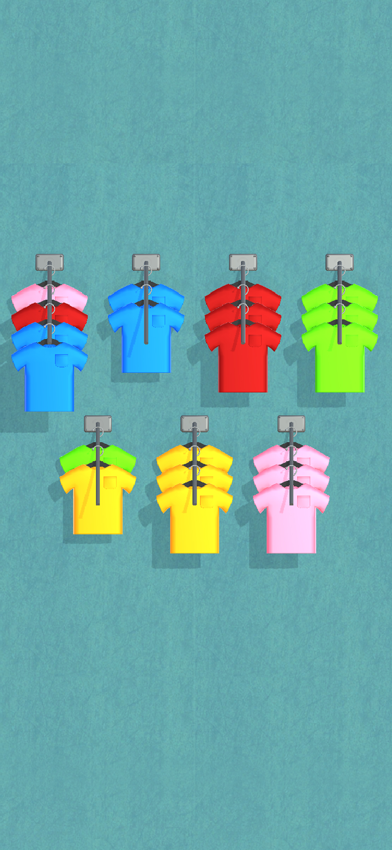 Clothes Sort 3D - Color Puzzle