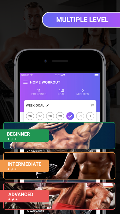 Home Workout For Men Women Screenshot