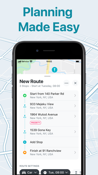 enRoute: Smart Route Planner Screenshot