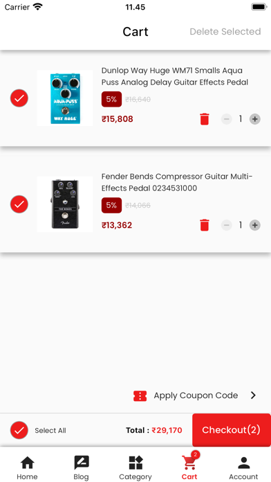 Musicians Cart Screenshot