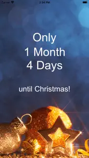 christmas countdown widget! iphone screenshot 1
