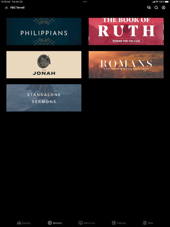 FBC Terrell iPad screenshot 2 - Education app