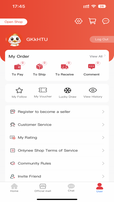 Onlynee Shop MY Jimat Screenshot