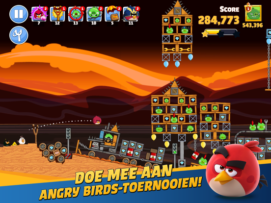 Angry Birds Friends iPad app afbeelding 1