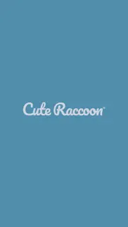 How to cancel & delete cute raccoon · sticker pack 3