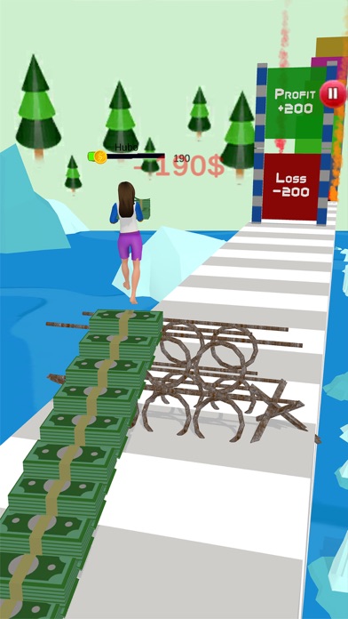 Money Girl Run 3D Screenshot