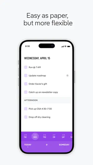 TeuxDeux Daily Checklist To Do screenshot 1