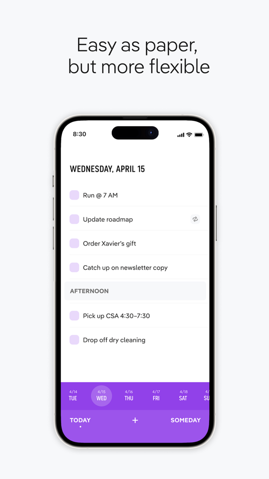 #1. TeuxDeux Daily Checklist To Do (iOS) 게시자: TeuxDeux, LLC