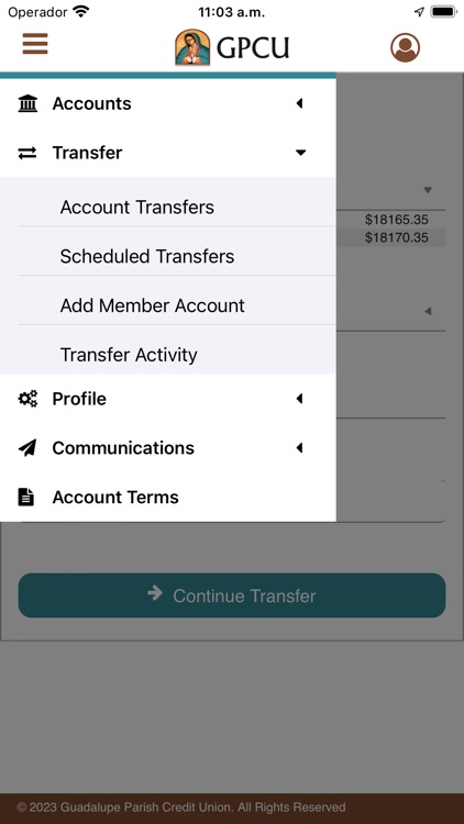 Guadalupe Parish CU Mobile screenshot-3