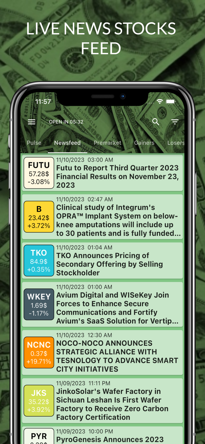 Realtime Stock Screener