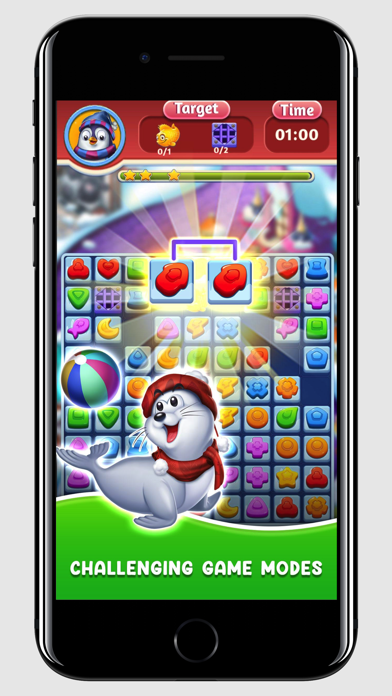 Toon Blast Pengy Screenshot