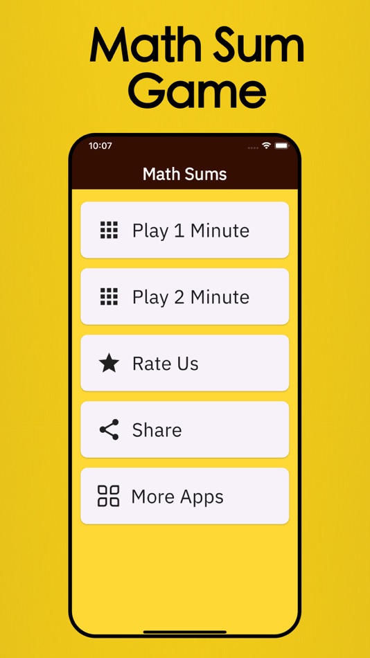 #2. Math Sum Game (iOS) By: Rashid Zia