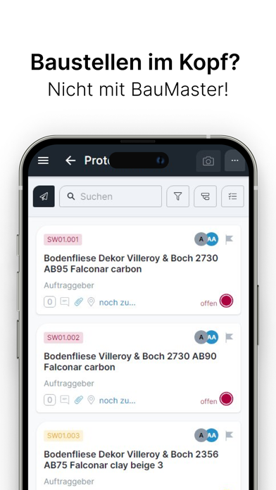 Screenshot #2 pour BauMaster - Die Bauleiter App