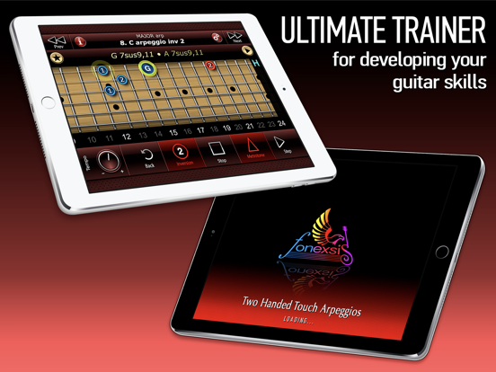 Two Handed Touch Arpeggios iPad screenshot 5 - Music app