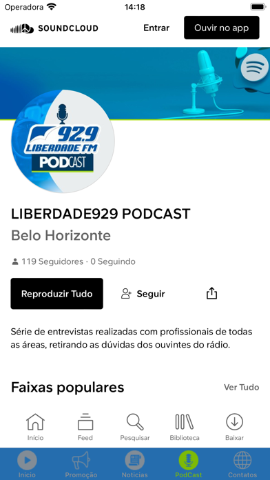 Radio Liberdade FM Screenshot