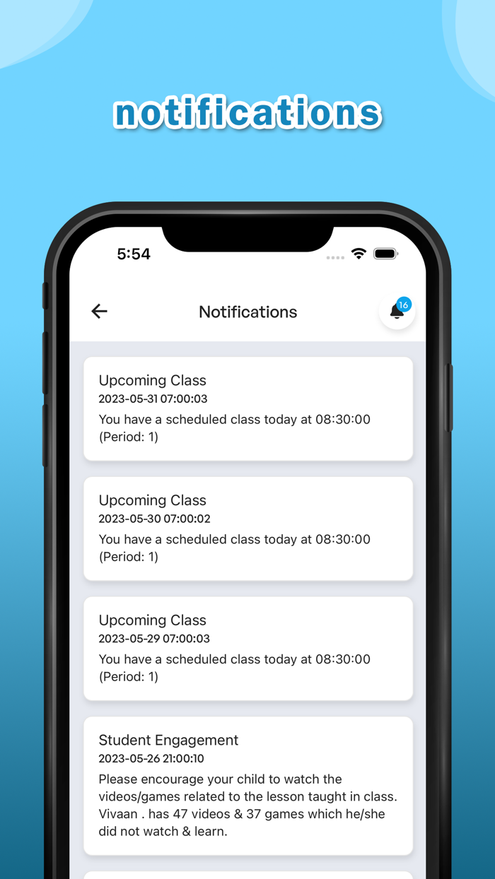 Adharshila Playway Student App