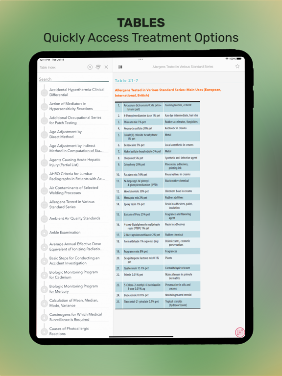 CURRENT Dx Tx Occupational iPad screenshot 4 - Medical app