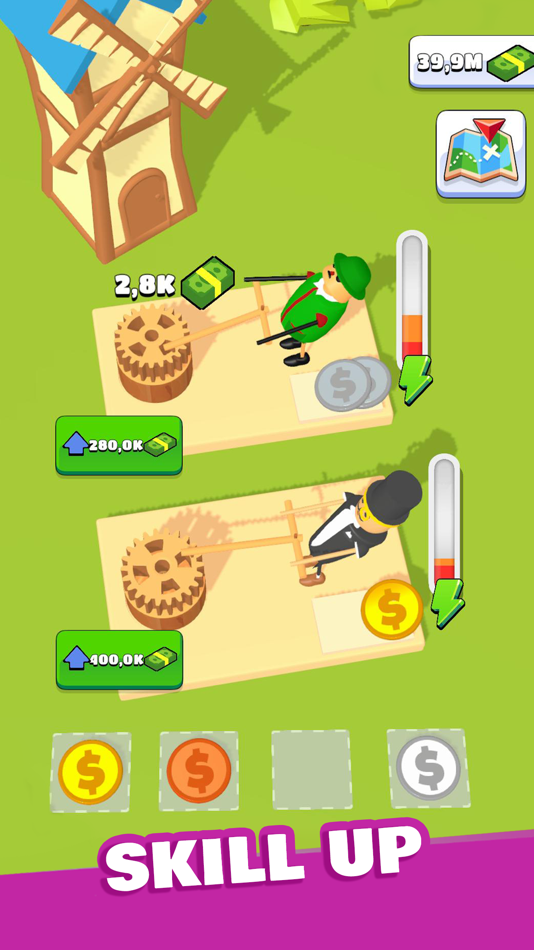 #6. Woodman Idle Tycoon (iOS) 由: Nolodin Games LLC